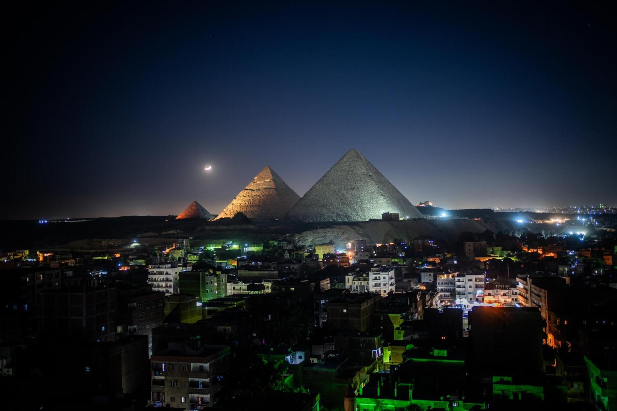 Oscar Pyramids View Hotel Nazlet el-Sîsi Eksteriør billede