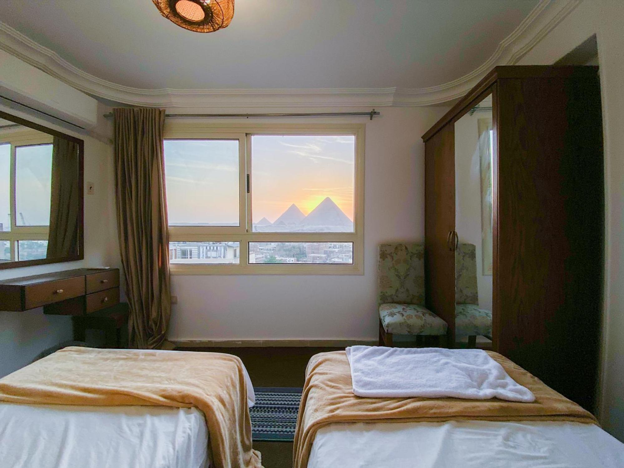Oscar Pyramids View Hotel Nazlet el-Sîsi Eksteriør billede