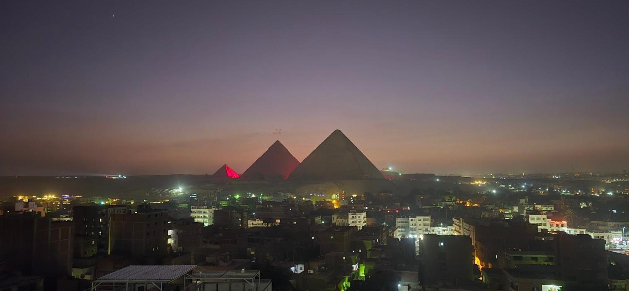 Oscar Pyramids View Hotel Nazlet el-Sîsi Eksteriør billede