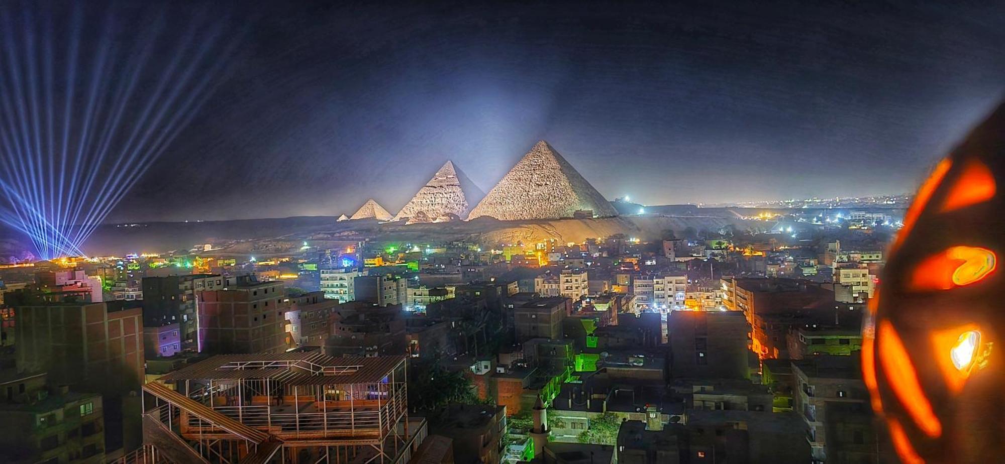 Oscar Pyramids View Hotel Nazlet el-Sîsi Eksteriør billede